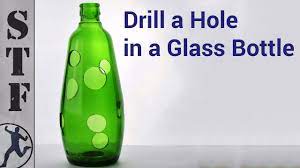 How to Drill a hole in a Glass Bottle | The Easy Way - YouTube