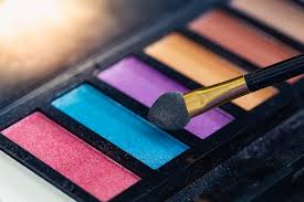 closeup colorful makeup s