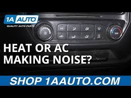 car air conditioning or heat rattling