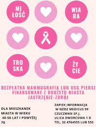 Zapisz się na bezpłatną mammografię - Jastrzębie-Zdrój