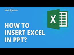 how to add excel file in powerpoint