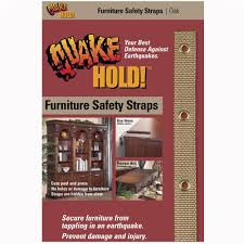 quakehold oak furniture safety strap