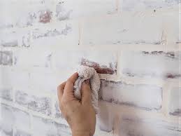 Diy Faux Whitewashed Brick Accent Wall