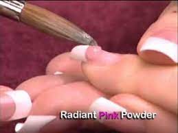 nsi nails french acrylic nail tutorial
