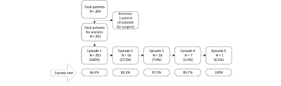 Inclusion Of Patients The Flow Chart Shows The Numbers Of