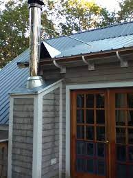 Wood Stove Chimney Outdoor Patio
