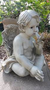 Cherub And Erfly Garden