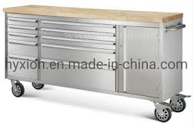 10 drawers stainless steel tool chest