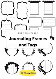 free printable journaling frames and