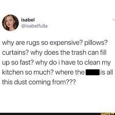 isabel why are rugs so expensive