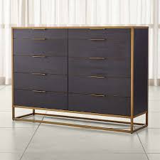Tall, dark, and handsome—the powell tall wood dresser reminds us there's a reason we love that look. Oxford Black 10 Drawer Tall Dresser Reviews Crate And Barrel