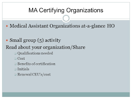 Medical Assisting The Profession Ppt Download