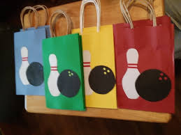 bowling goody gift bags favors bags