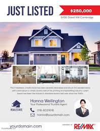 Just Listed Real Estate Flyer Template Postermywall