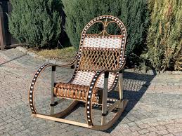 Wicker Rocking Chair Organic Rattan