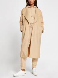 100% magas minőségű hivatalos új életmód river island camel knit collarless longline coat. All Coats River Island Coats Jackets Women Www Littlewoods Com