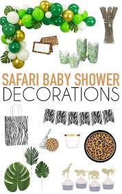 safari baby shower ideas