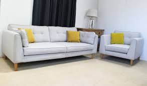 cricket 4 seater sofa and armchair grey