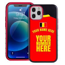 personalized belgium soccer jersey case