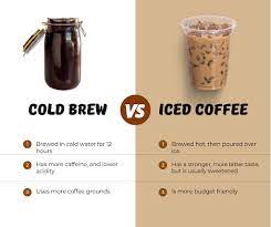 cold brew vs iced coffee what to make