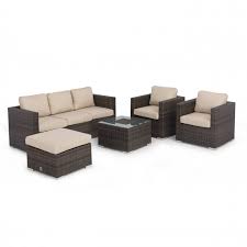 Maze Georgia 3 Seat Sofa Set With Ice