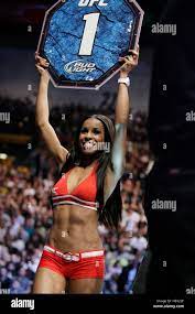 Ufc octagon girl chandella powell hi-res stock photography and images -  Alamy