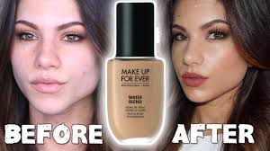makeup for ever water blend foundation