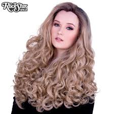 The best blonde hairstyles modeled by our favorite celebrities. Lace Front Curly Dark Roots Light Medium Blonde Mix 00562 Rockstar Wigs