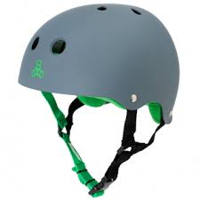 Triple 8 Brainsaver Rubber Longboard Skateboard Helmet