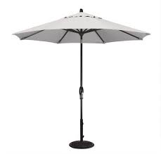 Natural Black Outdoor Umbrella Adcock
