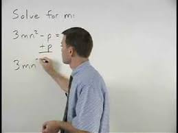 Literal Equations Mathhelp Com