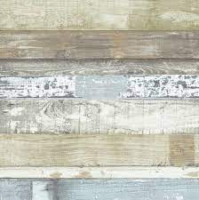 Weathered Coastal Scrap Wood Wallpaper