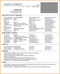 013 Technical Theatre Resume Template Ideas How To Make Tech