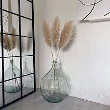 Glass Vase For Tall Pampas Grass Vase