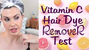 vitamin c hair dye removal tested you