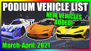 It should give a notification that the car is destroyed and that the car you're in can be delivered. New Upcoming Podium Vehicle List March April 2021 Possible Lucky Wheel Vehicles Gta 5 Online Youtube