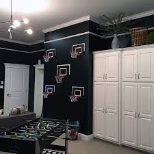 Black Painted Walls Black Walls Game Room