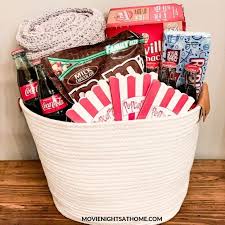 diy family night gift basket ideas