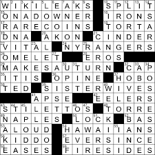 ny times crossword answers 26 jan