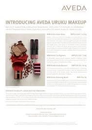 introducing aveda uruku makeup