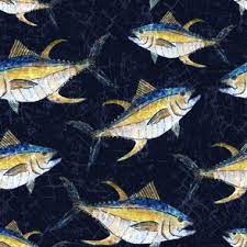 tuna fabric wallpaper and home decor