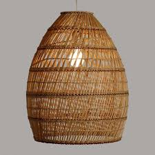 Basket Weave Bamboo Pendant Lamp World Market