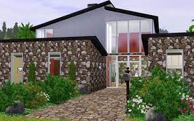 Mod The Sims Modern Cliffside Home