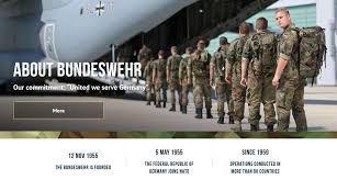 It has more than 260,000 personnel, including women and men in uniform as well as civilian staff. Bundeswehr On Twitter Icymi For Our English Speaking Followers Now We Are There For You With An English Website Have A Look At Https T Co 1pfl9pe7n8 Bundeswehr Bundeswehren Https T Co 5keuhjh6gb