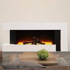 Electric Fire Fireplace Wall Heater