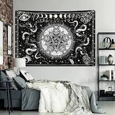 Black White Witch Large Wall Hanging