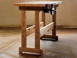 For the leg slot, cut two of the top boards into three pieces: 13 Free Workbench Plans And Diy Designs