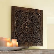 Balinese Antique Wood Carving Wall Art