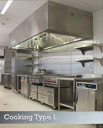 commercial kitchen hoods cooking type i