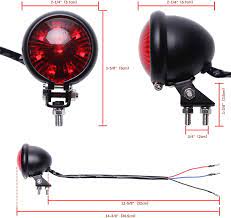 12v motorcycle tail lights red stop